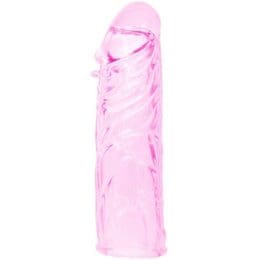 BAILE - PINK STIMULATING SILICONE PENIS COVER 13 CM
